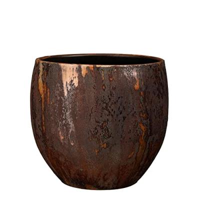 Mica Decorations Roel Bloempot - 28x28x28 cm - Terracotta - Roest