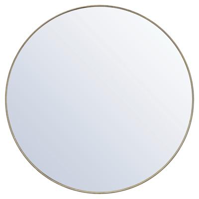 By-Boo Ronde Spiegel 'Immense' XXL 120cm, kleur Zwart