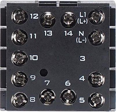 Jumo Quantrol LC100 Temperatuurregelaar L, J, T, K, E, N, S, R, Pt100, Pt1000, KTY Relais 3 A (b x h) 48 mm x 48 mm