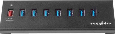 USB-Hub | 8-Poorts | USB 3.0 met Externe Voeding | QC3.0 Oplaadpoort | 5 Gbps - thumbnail