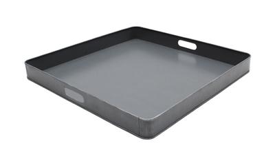 LABEL51 Dienblad, Metaal, 60 x 60 x 6cm, kleur Grijs