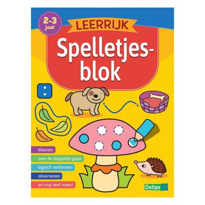 Deltas Leerrijk spelletjesblok 2-3 jaar Deltas Leerrijk spelletjesblok 2-3 jaar