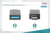 ASSMANN Electronic USB C/USB A USB C USB A Zwart - thumbnail