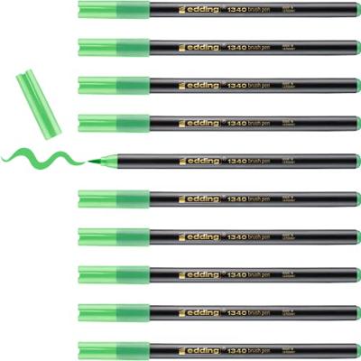 Brushpen edding 1340 lichtgroen | 10 stuks