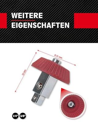 KS Tools 516.1408 5161408 Draaiknop-omsteekvierkant