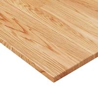 Wastafelblad 60x40x1,5cm behandeld massief hout lichtbruin - thumbnail