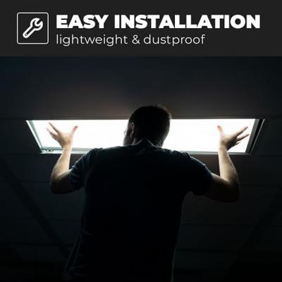 LED Paneel - 60x60 cm - 36 Watt - 4860lm (135lm/W) - 6500K daglicht wit - 1-10V Dimbaar - Flikkervrij - UGR22 - 5 jaar garantie