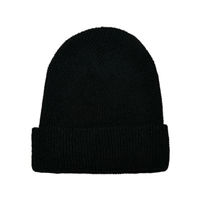 Flexfit FX1505RY Recycled Yarn Waffle Knit Beanie - Black - One Size