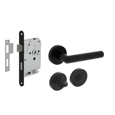 Intersteel Compleet deurklinksetBastian zwart toilet - 0023.169399