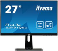 Iiyama ProLite B2791QSU LED-monitor 68.6 cm (27 inch) Energielabel G (A - G) 2560 x 1440 Pixel WQHD 1 ms HDMI, DisplayPort, DVI, USB 3.2 Gen 1 (USB 3.0), - thumbnail