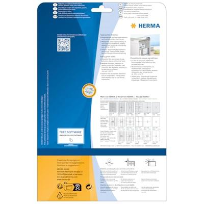 Etiket HERMA 4224 210x297mm weerbestendig zilver 25stuks Etiket HERMA 4224 210x297mm weerbestendig zilver 25stuks