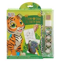 Creative Craft Group Stempel en tape activiteitenboek - tijger - thumbnail