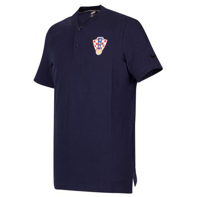 Kroatië Grand Slam Polo Senior 2020-2021 - Maat M - Kleur: Blauw | Soccerfanshop
