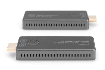 Digitus DS-55323 Draadloze HDMI-set 30 m 3840 x 2160 Pixel Geïntegreerde LED-weergave, Mobiele variant Digitus DS-55323 Draadloze HDMI-set 30 m 3840 x 2160 Pixel Geïntegreerde LED-weergave, Mobiele variant