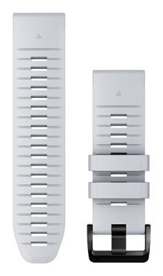 Garmin QuickFit Hologebandje (26mm), geschikt voor geselecteerde fēnix-, epix-, Descent-, D2-, Instinct-, Forerunner- en Tactix series smartwatches, Originele accessoire, Silicone, Whitestone