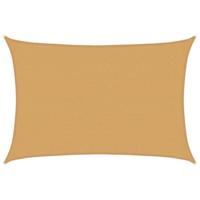 Zonnezeil 160 g/m rechthoekig 2,5x3,5 m HDPE zandkleurig - thumbnail