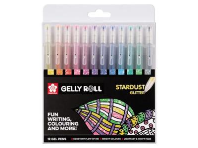 Gelschrijver Sakura Gelly Roll Stardust set à 12 kleuren Gelschrijver Sakura Gelly Roll Stardust set à 12 kleuren
