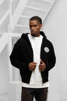 Black Bananas Ripped Zip Hoodie Heren Zwart - Maat S - Kleur: Zwart | Soccerfanshop - thumbnail