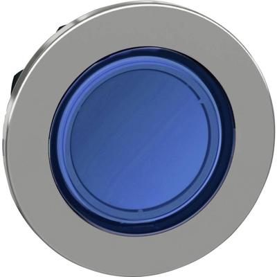 Schneider Electric ZB4FA68 ZB4FA68 Plat, Terugstelbaar (Ø) 30.5 mm Chroom, Blauw 1 stuk(s)