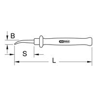 Papier-sectiemeter met isolatie, 210 mm KS Tools 117.1320 - thumbnail