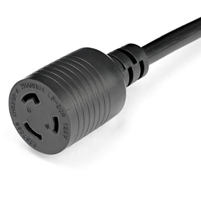 StarTech 1FT NEMA-L5-20R To NEMA-5-20P Power Adapter Cable - Zwart