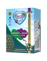 Renske vers bereid kalkoen met eend natvoer hond (tetra) 24 x 185 g - thumbnail
