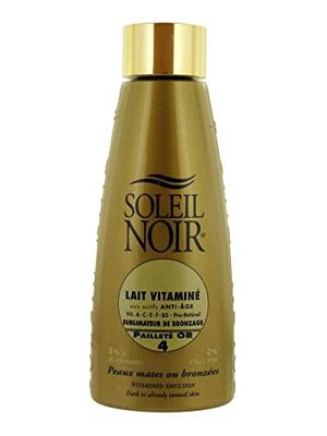 Soleil Noir Lait Vitamine SPF4 Pailleté Or 150ml