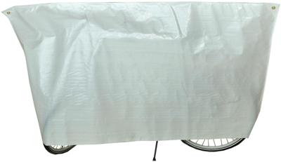 Vk international fiets-beschermhoes "classic" bike cover intern. classic white
