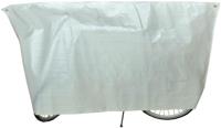 Vk international fiets-beschermhoes "classic" bike cover intern. classic white - thumbnail