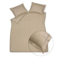 Vandyck Vandyck Home 78 Check 300Tc Dekbedovertrek 2-persoons (200x200/220) stone - thumbnail