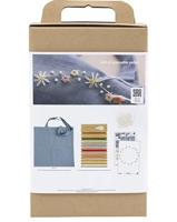 Creativ Company Hobbyset borduurwerk, draagtas, pigeon blue, 1 doos - thumbnail