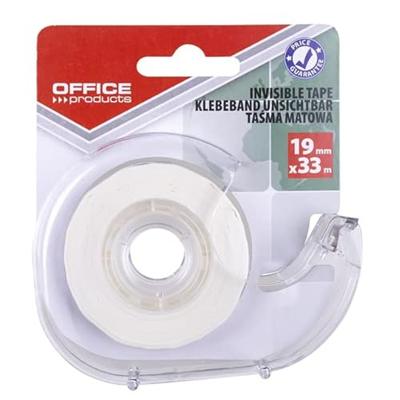 OFFICE products plakband, 19 mm x 33m, transparant, blister met 1 afroller met 1 rolletje