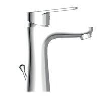 PICO ééngreepsmengkraan wastafel, chroom keramische schijven geluidsarme, verwisselbare 35 mm cartouche Eco-Click functie en kinderbeveiliging flexibele metalen aansluitslangen 1 ¼" (Ø ca. PICO ééngreepsmengkraan wastafel, chroom keramische schijven geluidsarme, verwisselbare 35 mm cartouche Eco-Click functie en kinderbeveiliging flexibele metalen aansluitslangen 1 ¼" (Ø ca.