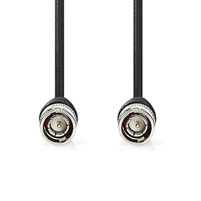 Nedis BNC Videokabel BNC Male BNC Male 1,0 m Zwart
