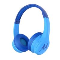 Motorola Squads 300 Wireless Kids Headphones with 15 Hours Play Time, Audio Splitter for Sharing and Anti-Allergic Cushion – Blue - thumbnail