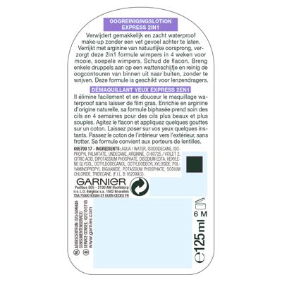 Garnier Skin Naturals Oog 2in1 Reinigingslotion