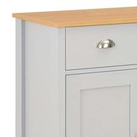 Dressoir 79x35x81 cm grijs - thumbnail