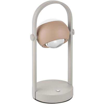 LED Tafellamp - Musterring Cannon - 1 Lichtpunt van 5 Watt - Dimbaar - Aanpasbare Lichtkleur - Geheugenfunctie - Nachtlamp - Up-and-down Verlichting - Oranje - Metaal