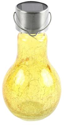 Hanglamp LED solar ro Alicia geel