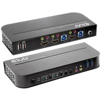 club3D KVM Switch 4K60Hz KVM-switch HDMI Afstandsbediening 4096 x 2160 Pixel - thumbnail