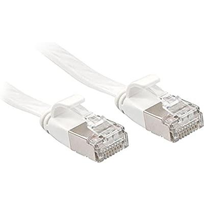 LINDY 47541 RJ45 Netwerkkabel, patchkabel CAT 6A U/FTP 1.00 m Wit Snagless 1 stuk(s)