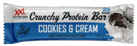 XXL Nutrition Crunchy Protein Bar Cookies & Cream - thumbnail