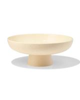 HEMA Schaal op voet ⌀30x12cm keramiek zand (creme) - thumbnail
