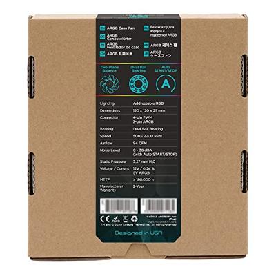 Iceberg Thermal IceGALE ARGB PC-ventilator Turquoise