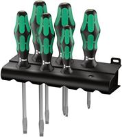Wera 334/355 SK/6 Schroevendraaierset Werkplaats 6-delig Plat, Kruiskop Pozidriv - thumbnail