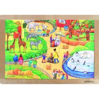beleduc legpuzzel dierentuin 24 stukjes - thumbnail