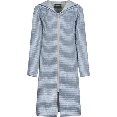 Cawö Cawo Home Dames Badjas Korte Badjas met Capuchon en Rits 6222 capri 40