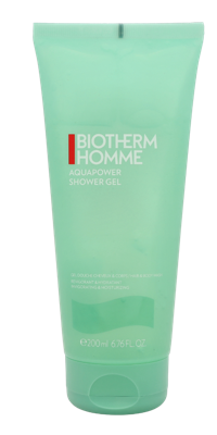 Biotherm aquapower douche gel homme 200ml heren Biotherm aquapower douche gel homme 200ml heren