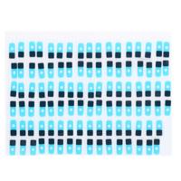 100 pc's Front Camera zwart dubbele Adhensive Sticker voor iPhone 8 - thumbnail