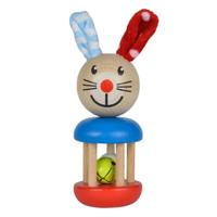 Eichhorn baby houten ratel konijn - thumbnail